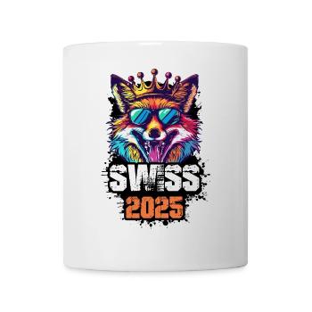 Suisse 2025 Vacances Fuchs Swiss - Mug blanc - blanc - Devant