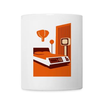 Spaceage Bedroom II - Tasse - Weiß - Vorne