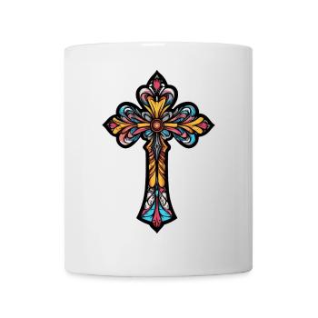 Cross symbol - Mug - white - Front