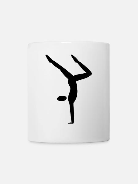 Handstand - Tasse - Weiß