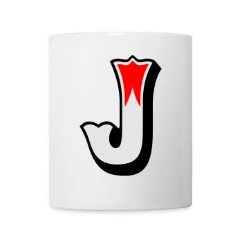 Buchstabe - J - Mug - white - Front