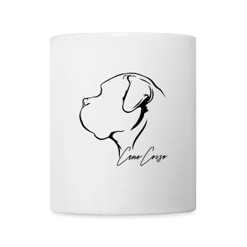 CANE CORSO Profil Chiens Chien Wilsigns - Mug blanc - blanc - Devant