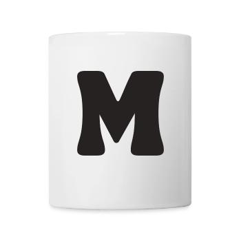 M - Tasse - Weiß - Vorne