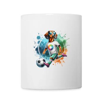 Dachshund Soccer Player Wiener Dog Fan - Tasse - Weiß - Vorne