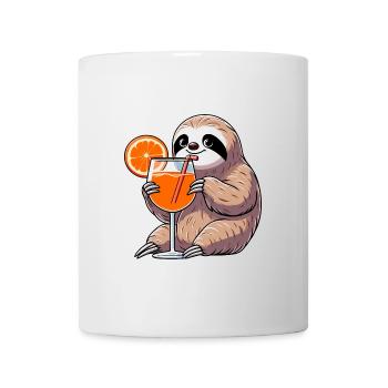 Apéritif paresseux Aperoli Spritz Campari Drink - Mug blanc - blanc - Devant