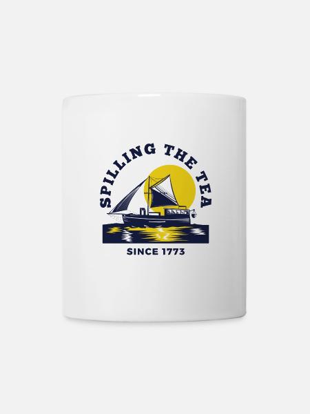 Renverser le thé depuis 1773 Professeur d’histoire des femmes - Mug blanc - blanc
