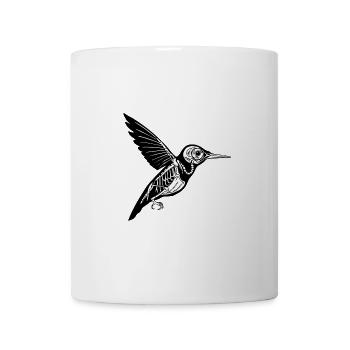 Kolibri Skelett - Tasse - Weiß - Vorne