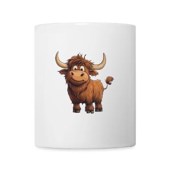 Bovins écossais des Highlands - Mug blanc - blanc - Devant