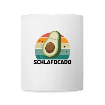 Schlafocado - Coucher de soleil vintage - Mug blanc - blanc - Devant