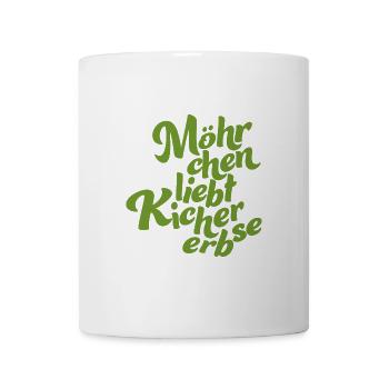 Logo without background green - Tasse - Weiß - Vorne