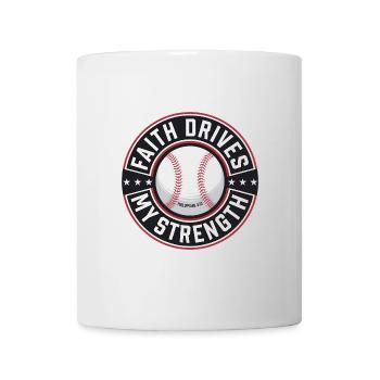 I Can Do Everything Through Christ Baseball Christian - Mug - white - Front