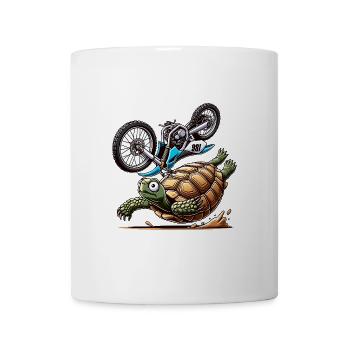 EnduroTurtle Motorcycle Adventure - Mug - white - Front