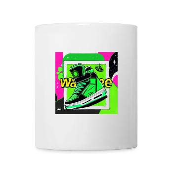 Neon Sneaker Pop Art - Tasse - Weiß - Vorne