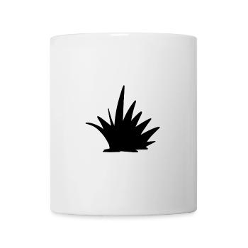 grass symbol natur pflanze form - Tasse - Weiß - Vorne