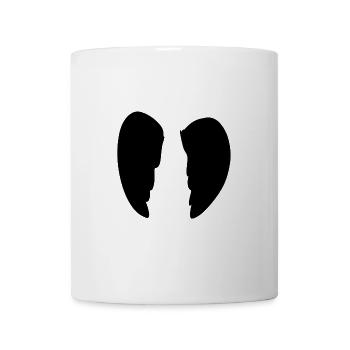 flügel engel symbol form - Tasse - Weiß - Vorne