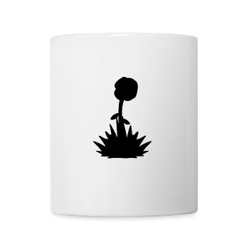 grass symbol blume natur pflanze - Tasse - Weiß - Vorne