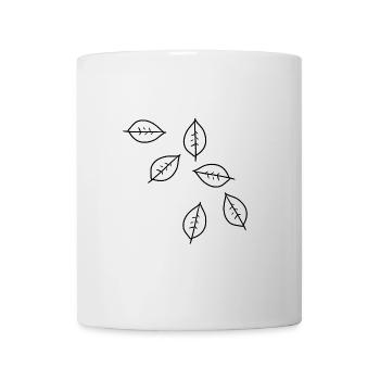 Feuille Symbole Motif Feuilles Forme Nature - Mug blanc - blanc - Devant