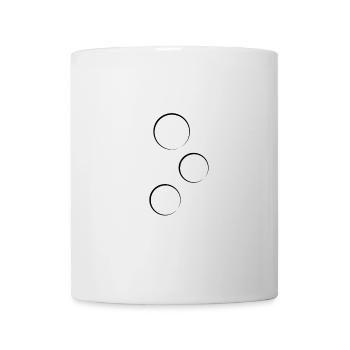 Cercle Trois cercles Forme Symbole - Mug blanc - blanc - Devant