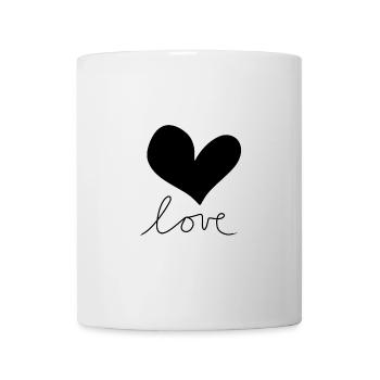 herz liebe symbol - Tasse - Weiß - Vorne