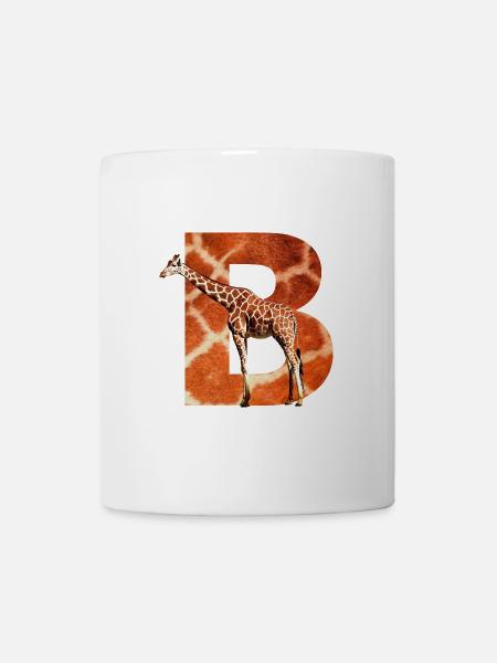 Girafe B - Mug blanc - blanc