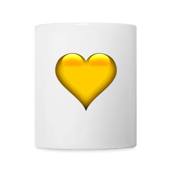 Golden Heart Emblem - Mug - white - Front