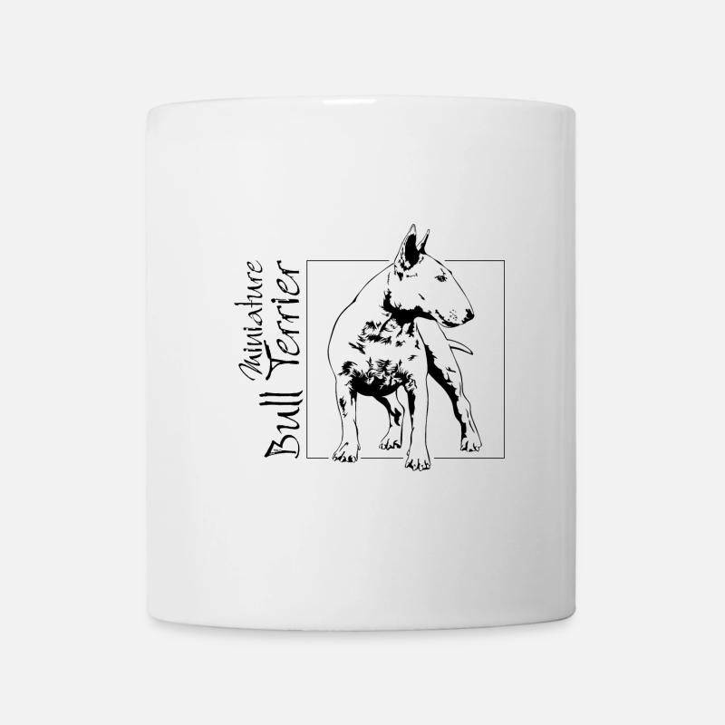 Chien canin BULL TERRIER miniature Wilsigns - Mug blanc - blanc