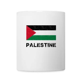 Drapeau palestinien - Mug blanc - blanc - Devant