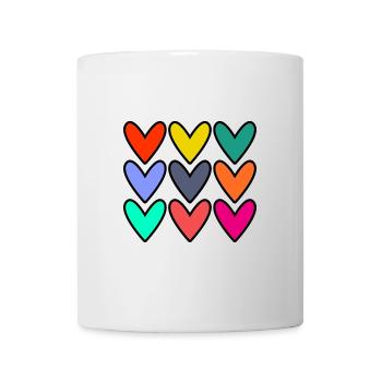 HEART. HAPPY BIRTHDAY. HAPPY BIRTHDAY - Mug - white - Front