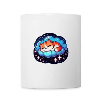 Cute sleeping kitten - Mug - white - Front