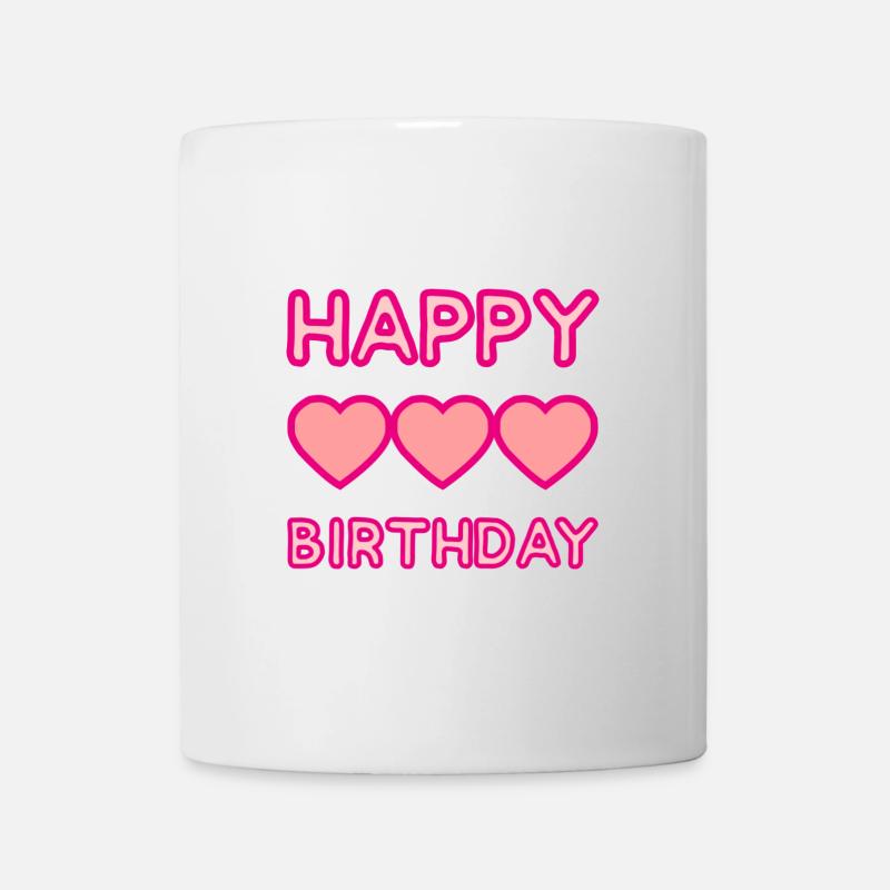 HAPPY BIRTHDAY - Mug blanc - blanc