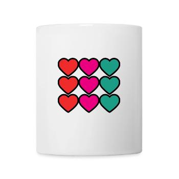 MOTHER'S DAY. HEART. HAPPY BIRTHDAY. MOM - Mug - white - Front