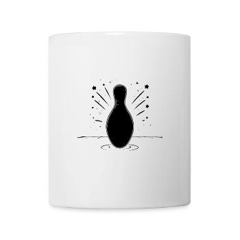 Bowling - Tasse - Weiß - Vorne