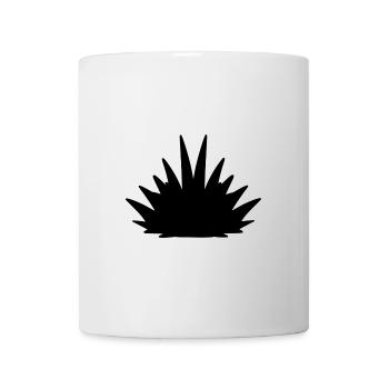 grass symbol natur pflanze muster - Tasse - Weiß - Vorne
