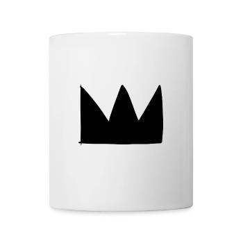 Symbole de la couronne Forme de roi - Mug blanc - blanc - Devant