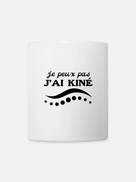 Je Peux Pas J'ai Kiné Physiothérapie - Mug blanc - blanc