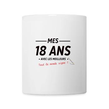 18th Birthday Boy Girl 18 Year Old 2007 Funny - Mug - white - Front
