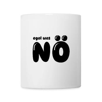leider nein - Tasse - Weiß - Vorne