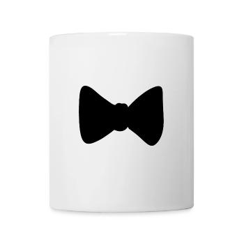 forme de vêtement symbole d’arc - Mug blanc - blanc - Devant