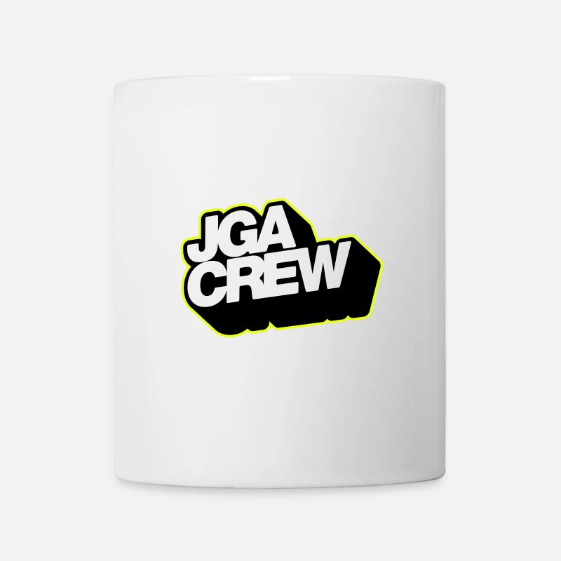 Bachelor Party Crew 3D-Typo 3C - Mug - white