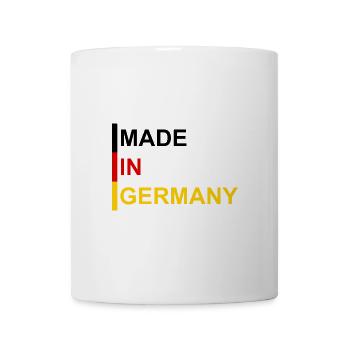 Made in Germany - Tasse - Weiß - Vorne