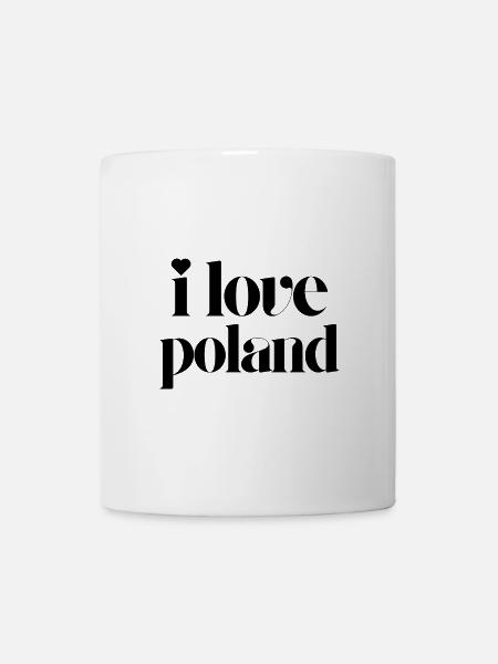 Ich liebe Polen - Tasse - Weiß