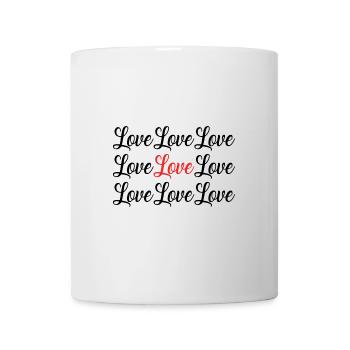 VALENTINE'S DAY. Bachelorette party. I LOVE YOU. I LOVE YOU. LOVE - Mug - white - Front
