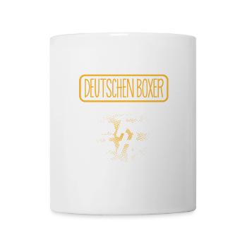 Deutscher Boxer Hund Hunde Geschenk Traum - Tasse - Weiß - Vorne