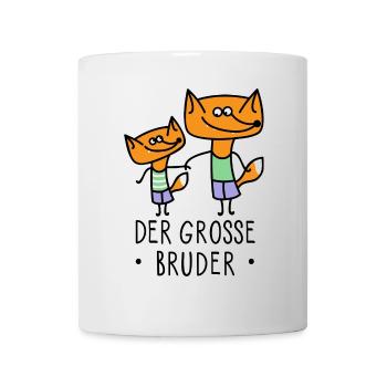 Der große Bruder - Tasse - Weiß - Vorne