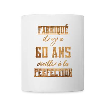 Il y a 60 ans cadeau d'anniversaire 60 ans humour - Mug blanc - blanc - Devant