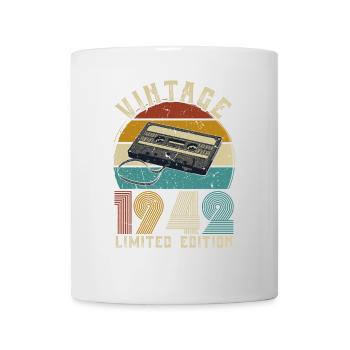 1942 Vintage Vintage Anniversaire Rétro Cadeau - Mug blanc - blanc - Devant