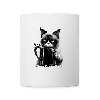 Guten Morgen Ganz dünnes Eis - Katze - Tasse - Weiß - Vorne