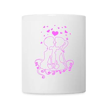 Ein Liebesbeweis für jeden Tag, Paar, Liebe - Tasse - Weiß - Vorne