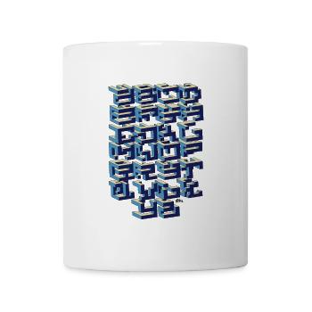 GRAFFITI ALPHABET 3D TREND - Mug - white - Front