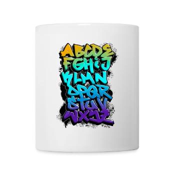 GRAFFITI ALPHABET - Mug - white - Front